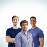 portrait de Fabien Moine, pierre dufraisse et leonardo pelagotti