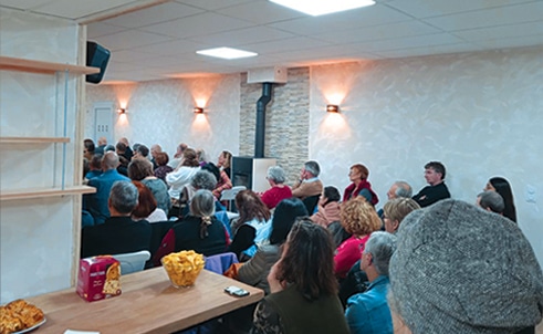 Lieu exuvie salle de conférence